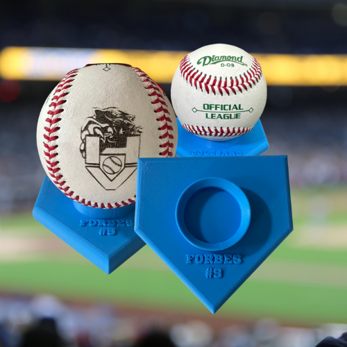 Custom Baseball Display Stand
