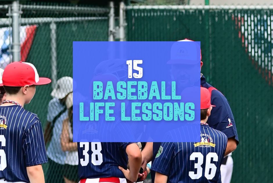 Collection of baseball life lessons in a gallery layout