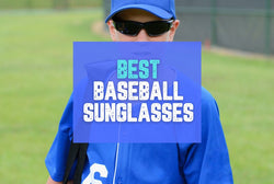 Collection of baseball sunglasses in a gallery layout