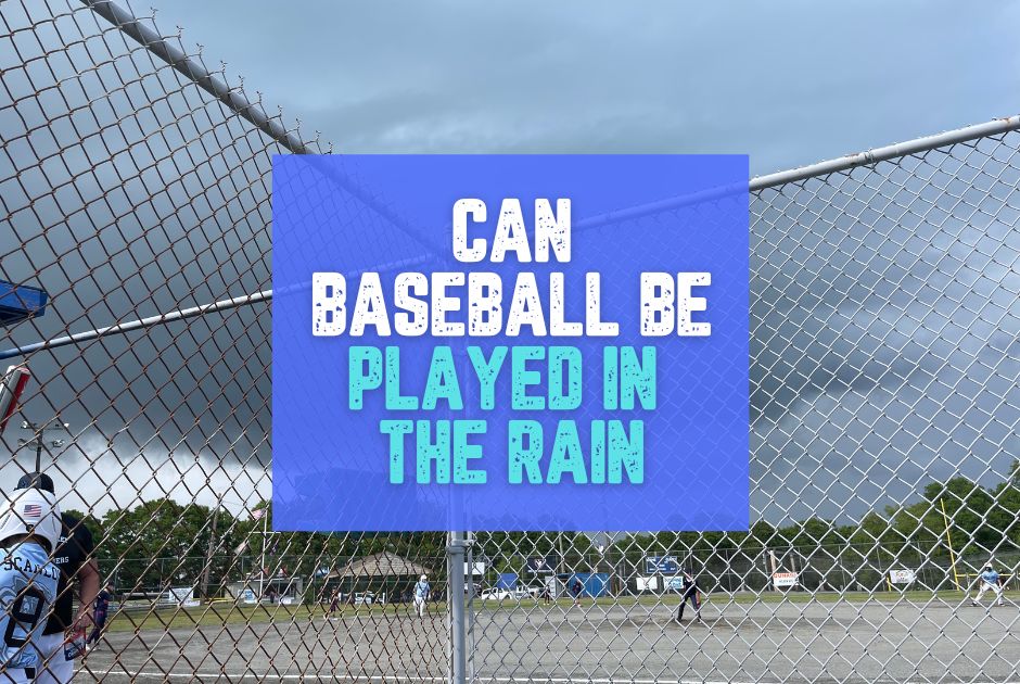 Collection of can baseball be played in the rain in a gallery layout