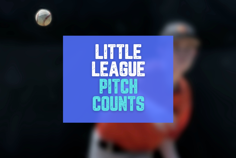 Collection of little league pitch counts in a gallery layout