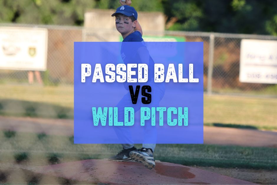Collection of passed ball vs wild pitch in a gallery layout