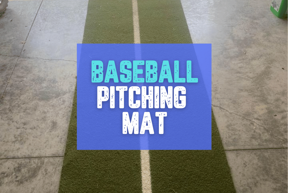 Collection of baseball pitching mat in a gallery layout