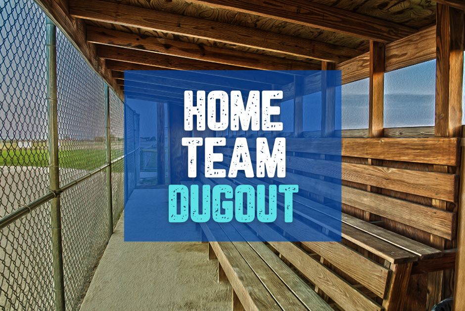 Collection of which dugout is home team in a gallery layout