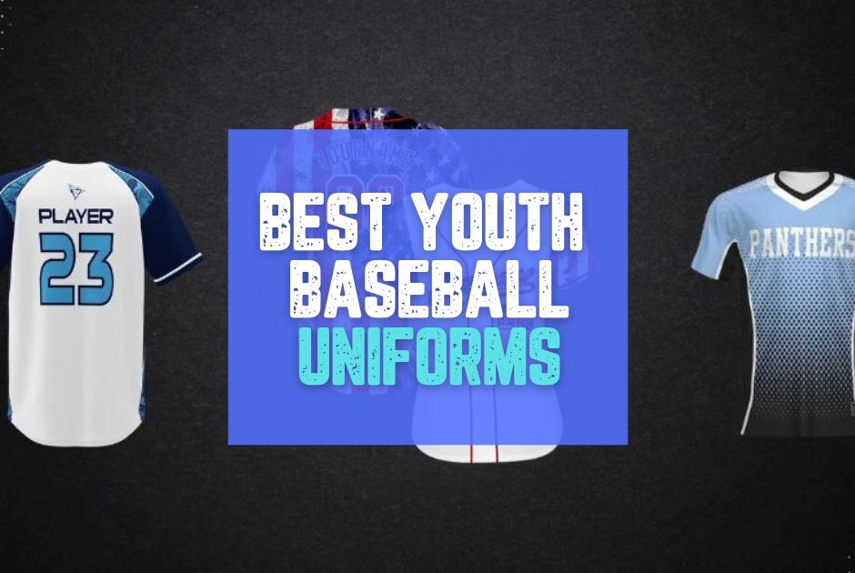 Collection of best youth baseball uniforms in a gallery layout