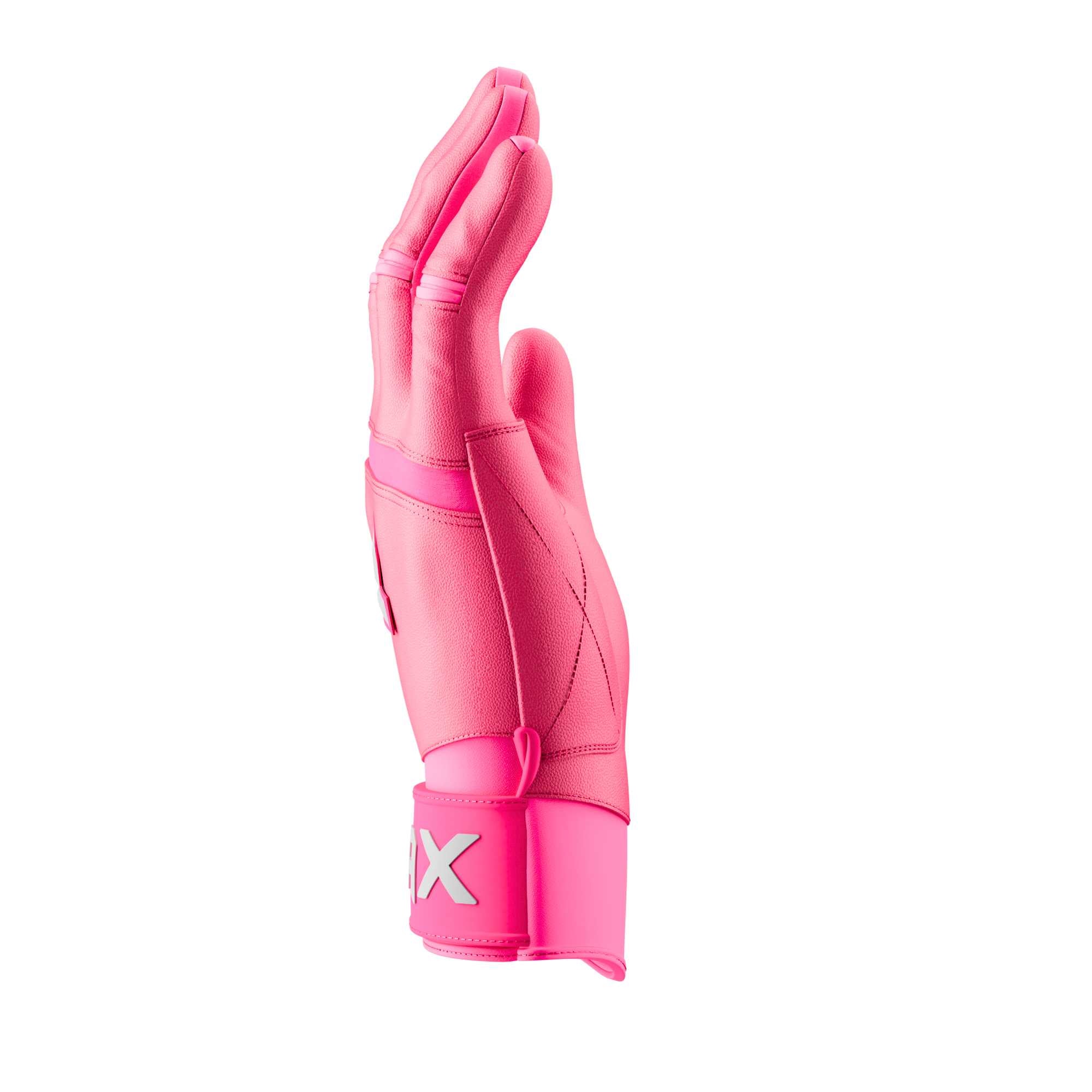 Collection of JAX Batting Gloves Pink Pro Cuff in a gallery layout