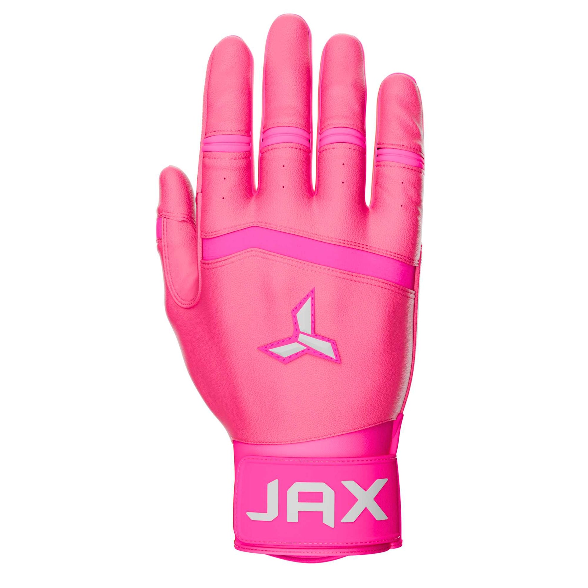 JAX Batting Gloves Pink Pro Cuff