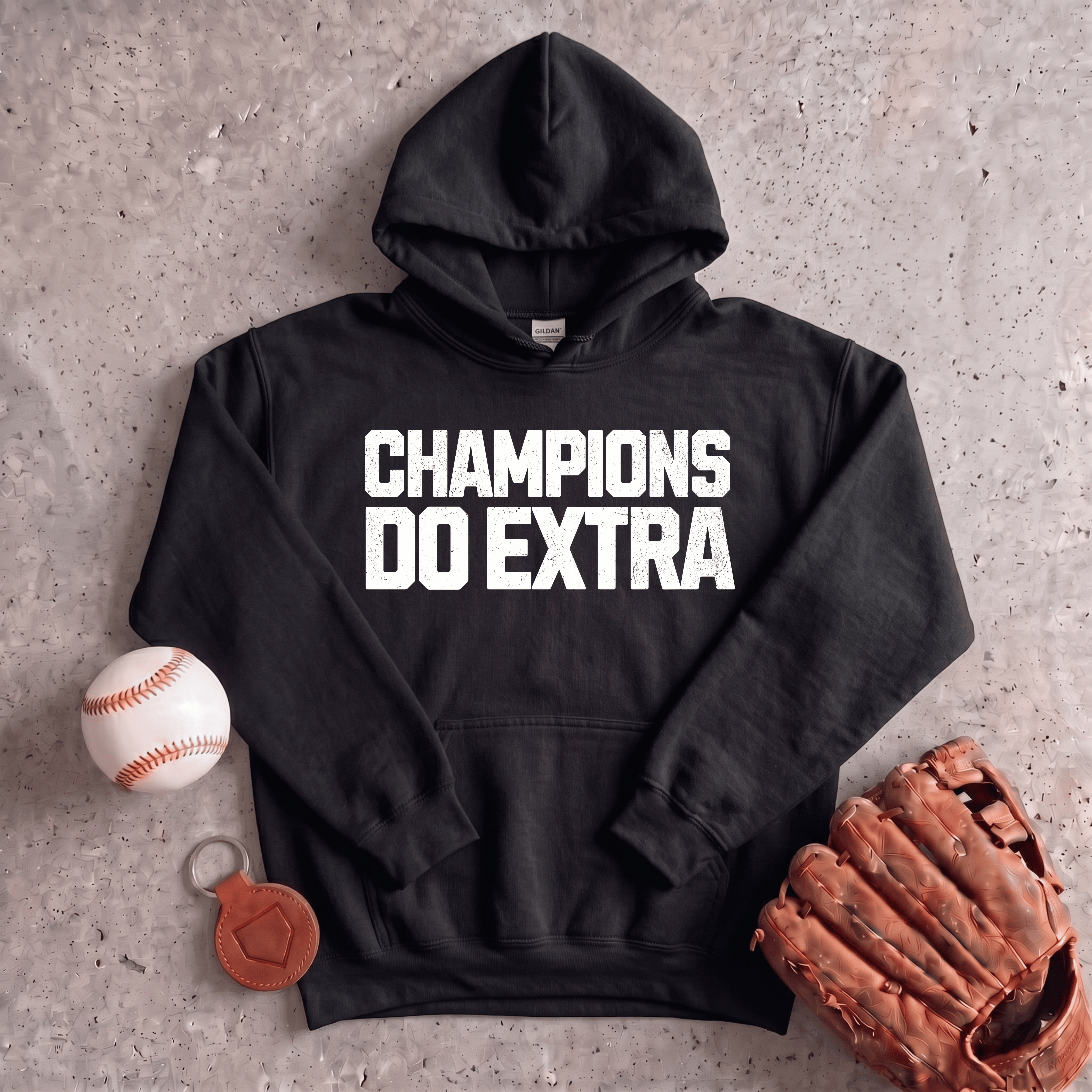 Collection of Champions Do Extra Hoodie in a gallery layout