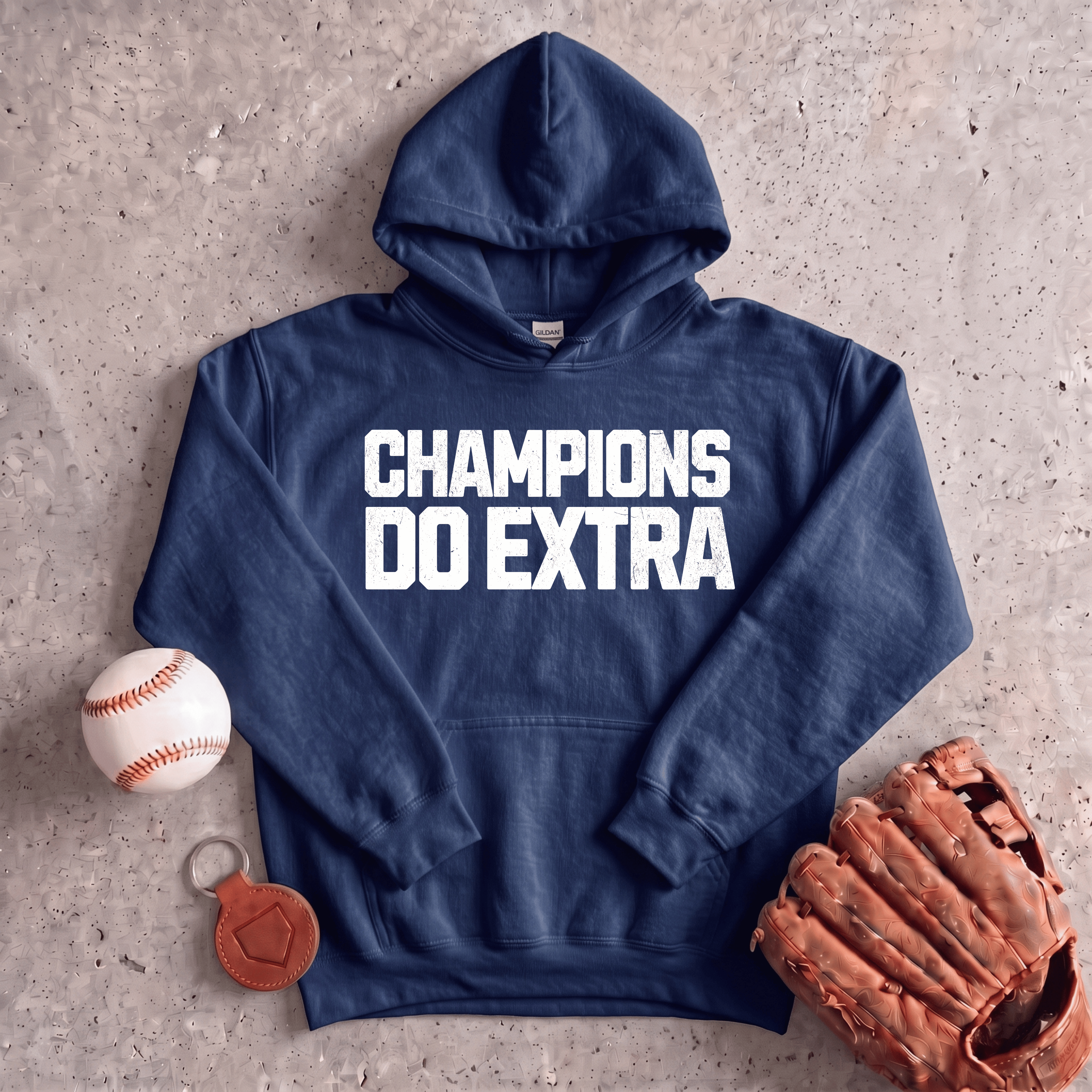 Collection of Champions Do Extra Hoodie in a gallery layout