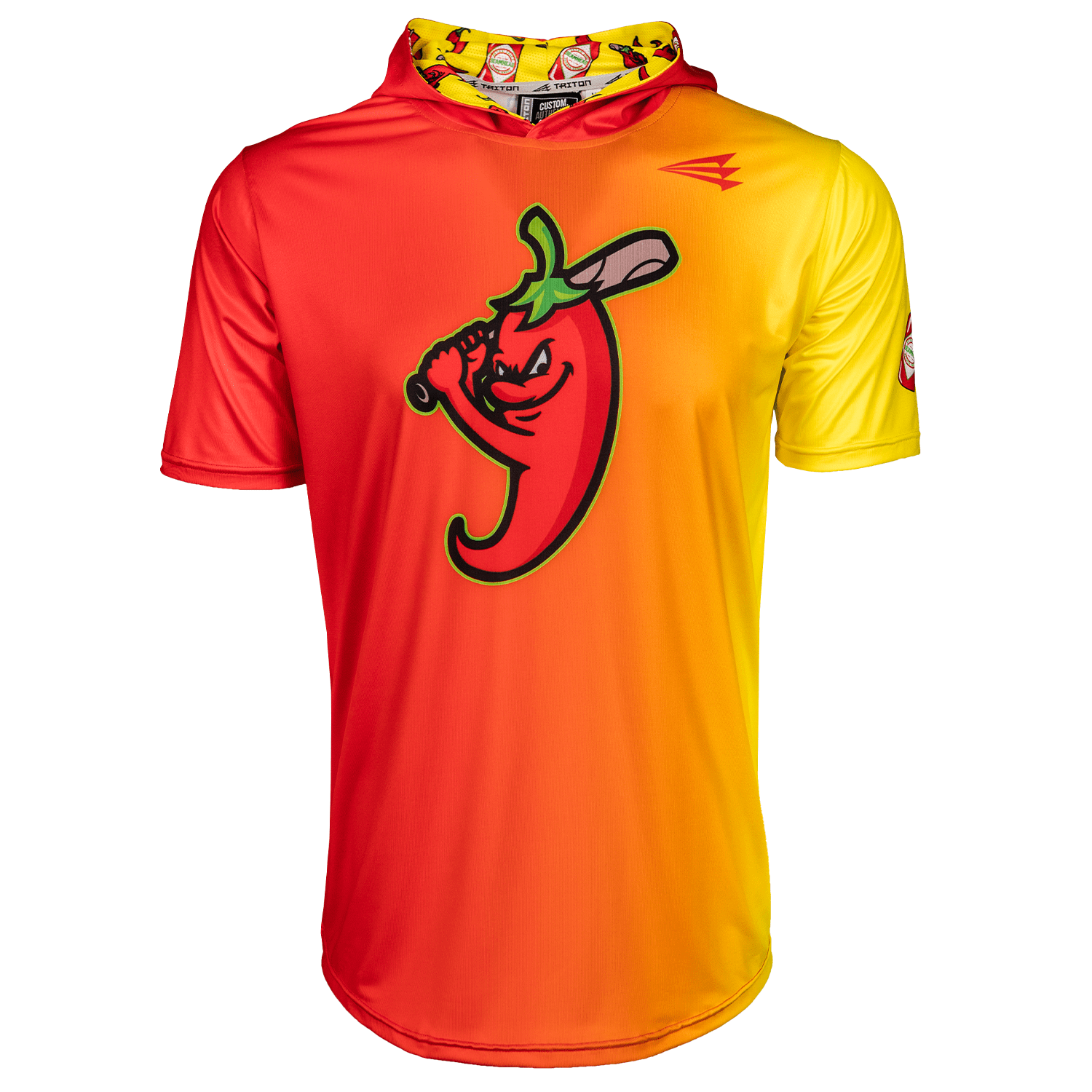 Collection of ghost peppers baseball hoodie in a gallery layout