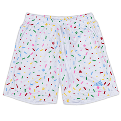 Collection of sprinkles baseball shorts in a gallery layout