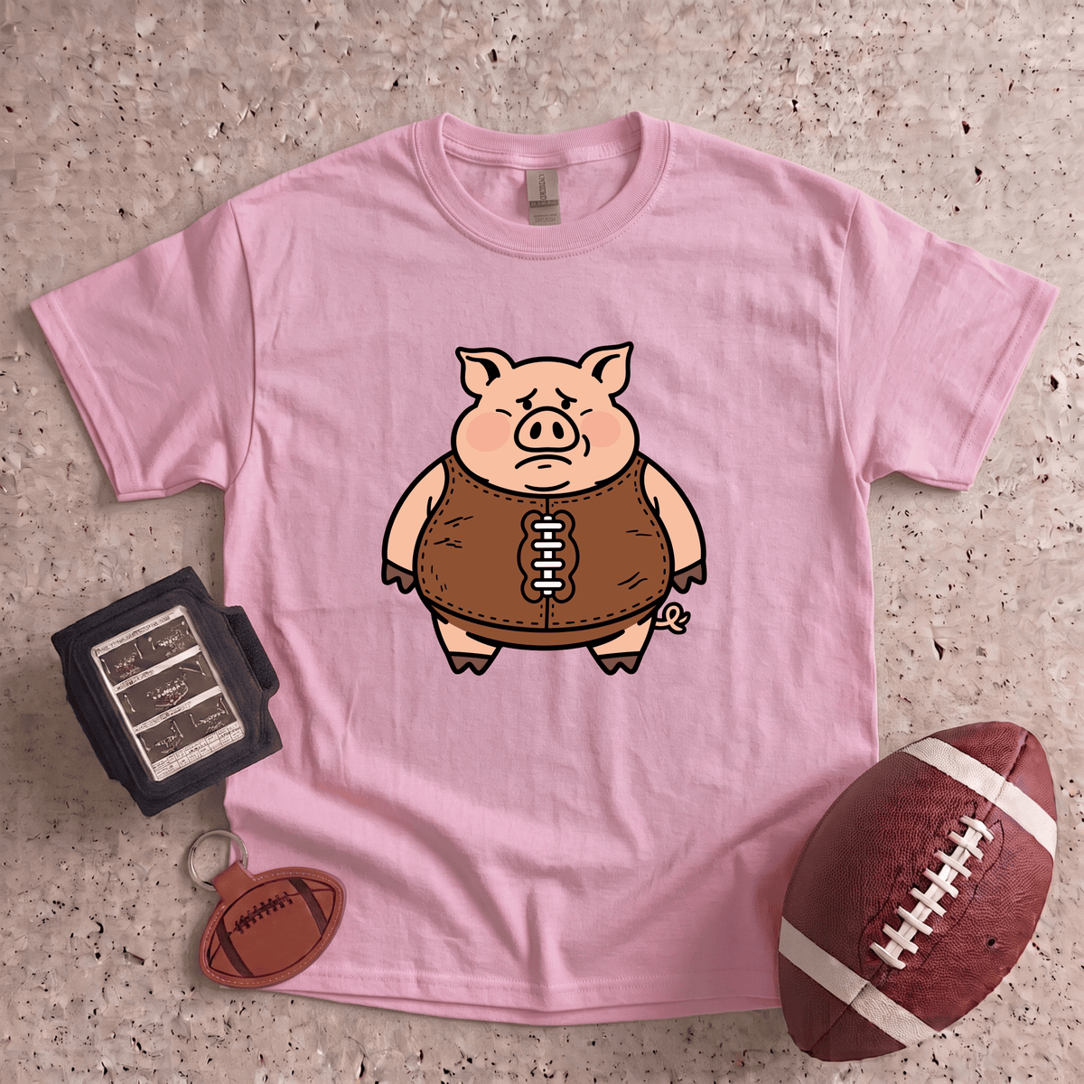 Pigskin T-Shirt | Funny Football Pun Shirt