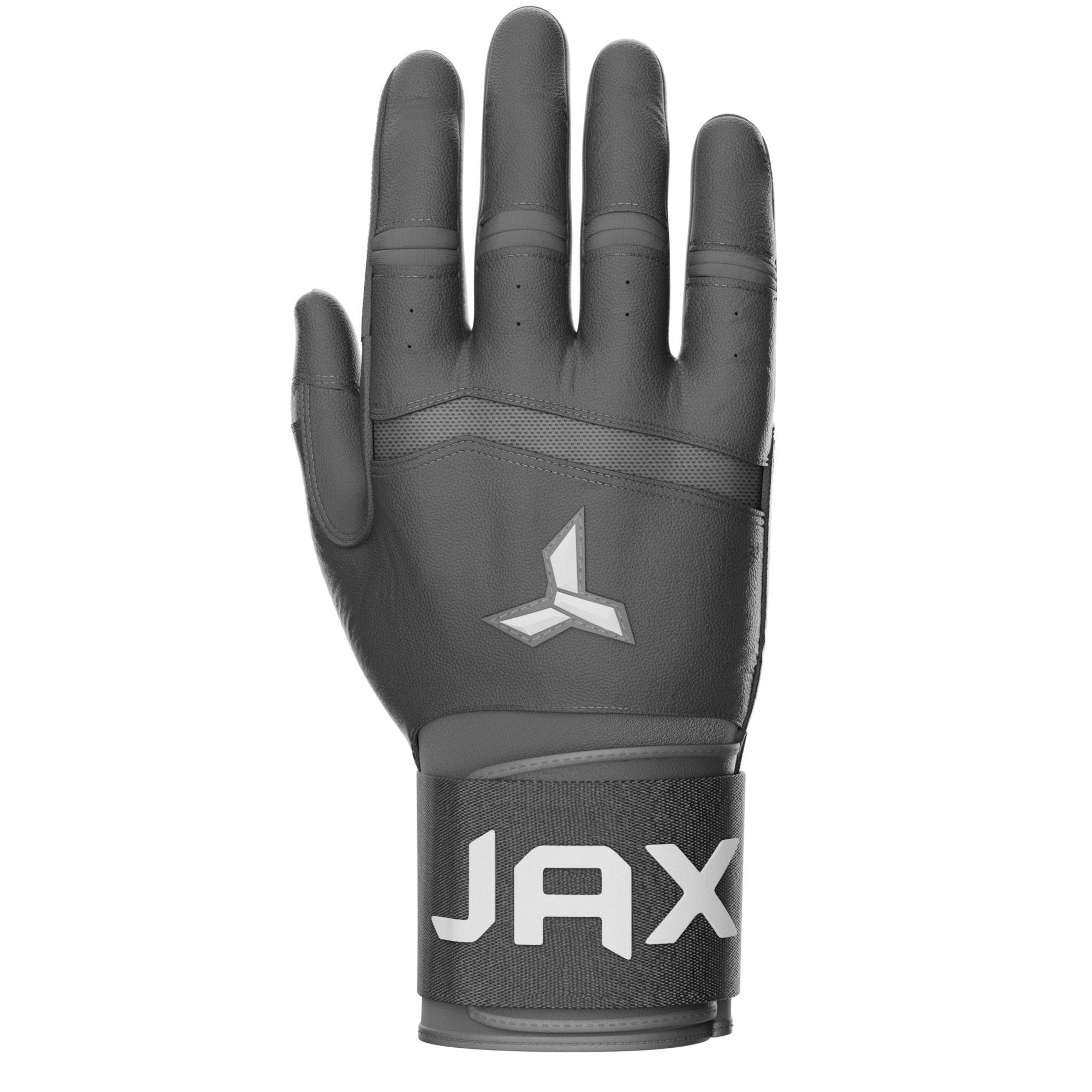 Collection of JAX Batting Gloves Cool Grey Strap Cuff in a gallery layout