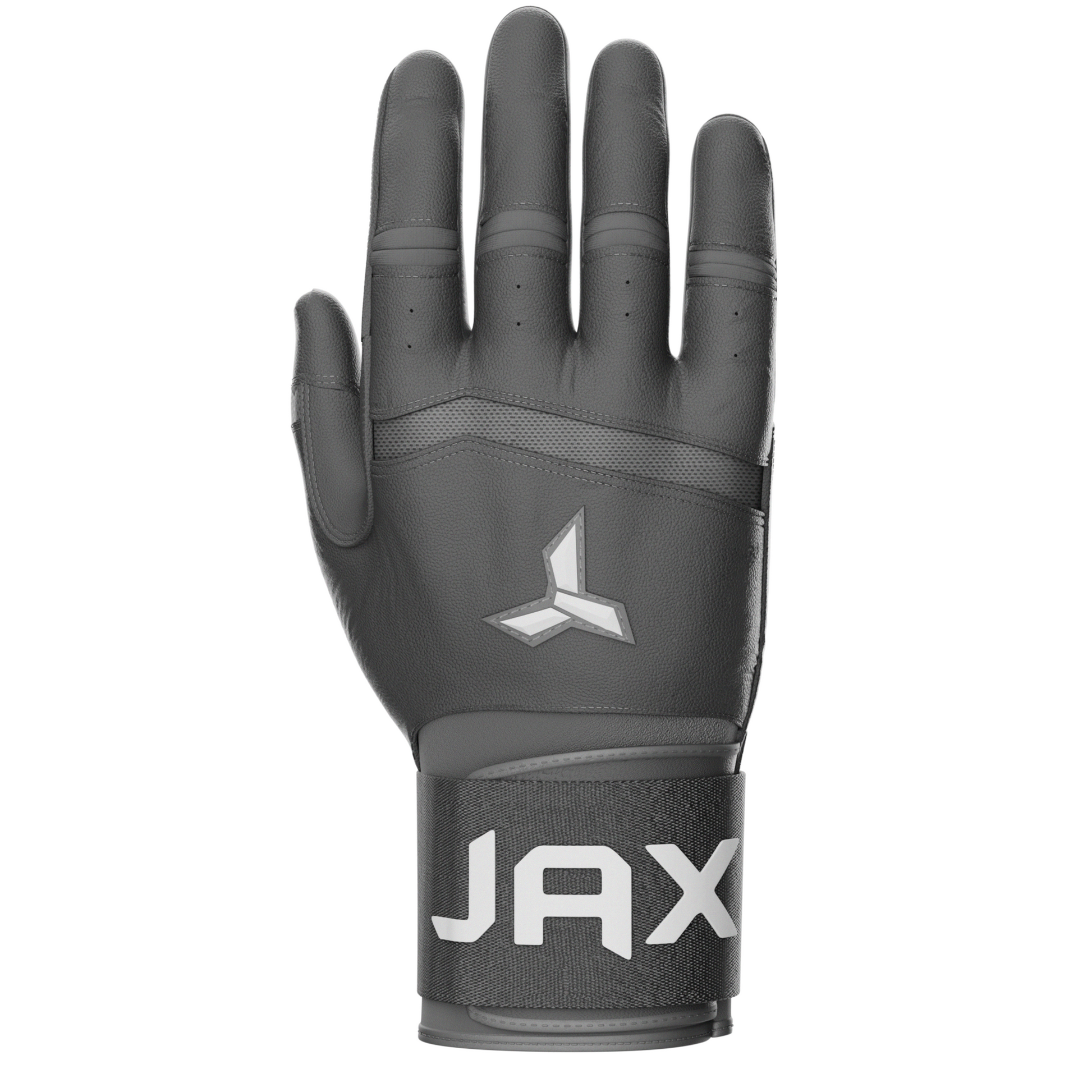 JAX Batting Gloves Cool Grey Strap Cuff