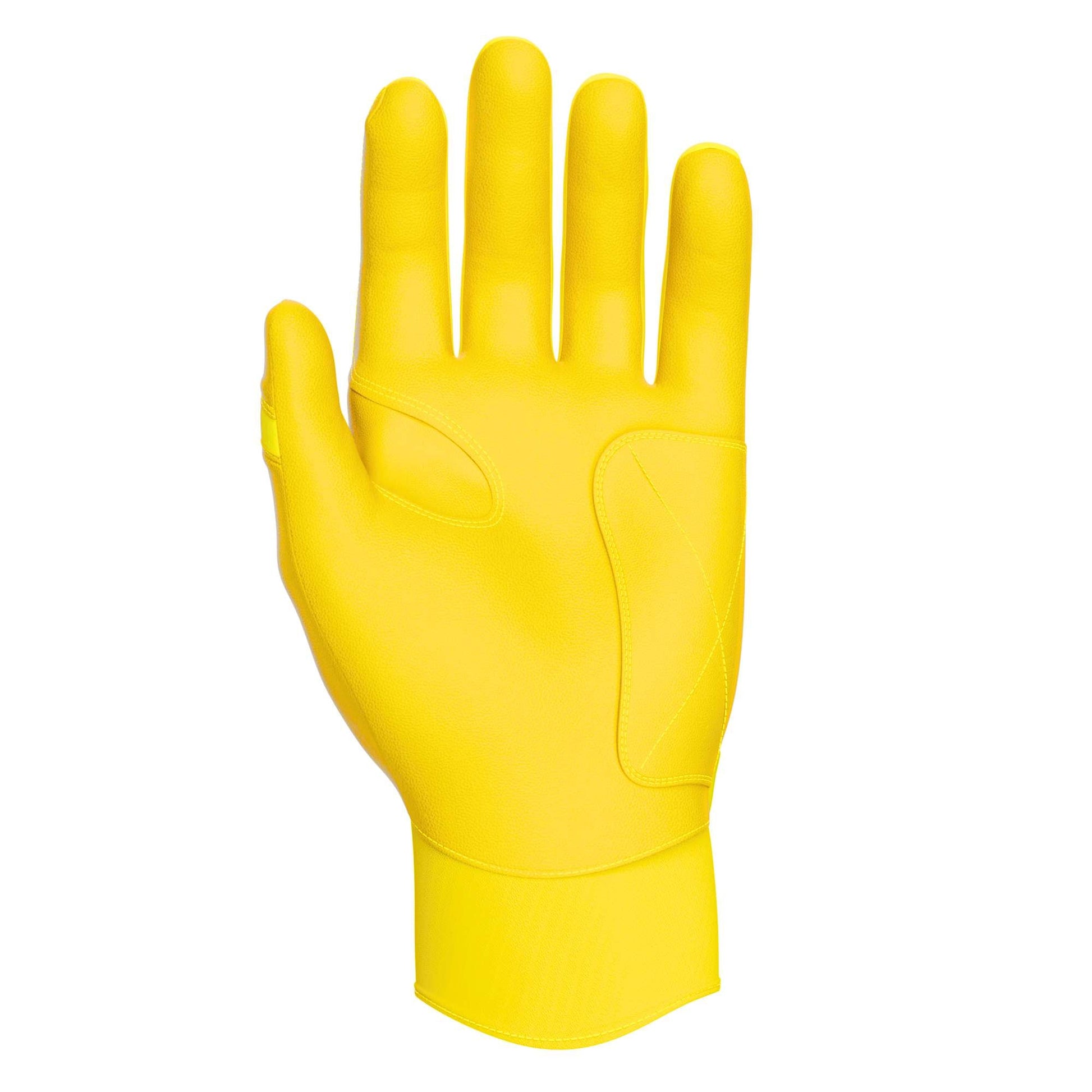 JAX Batting Gloves Standout Yellow Pro Cuff