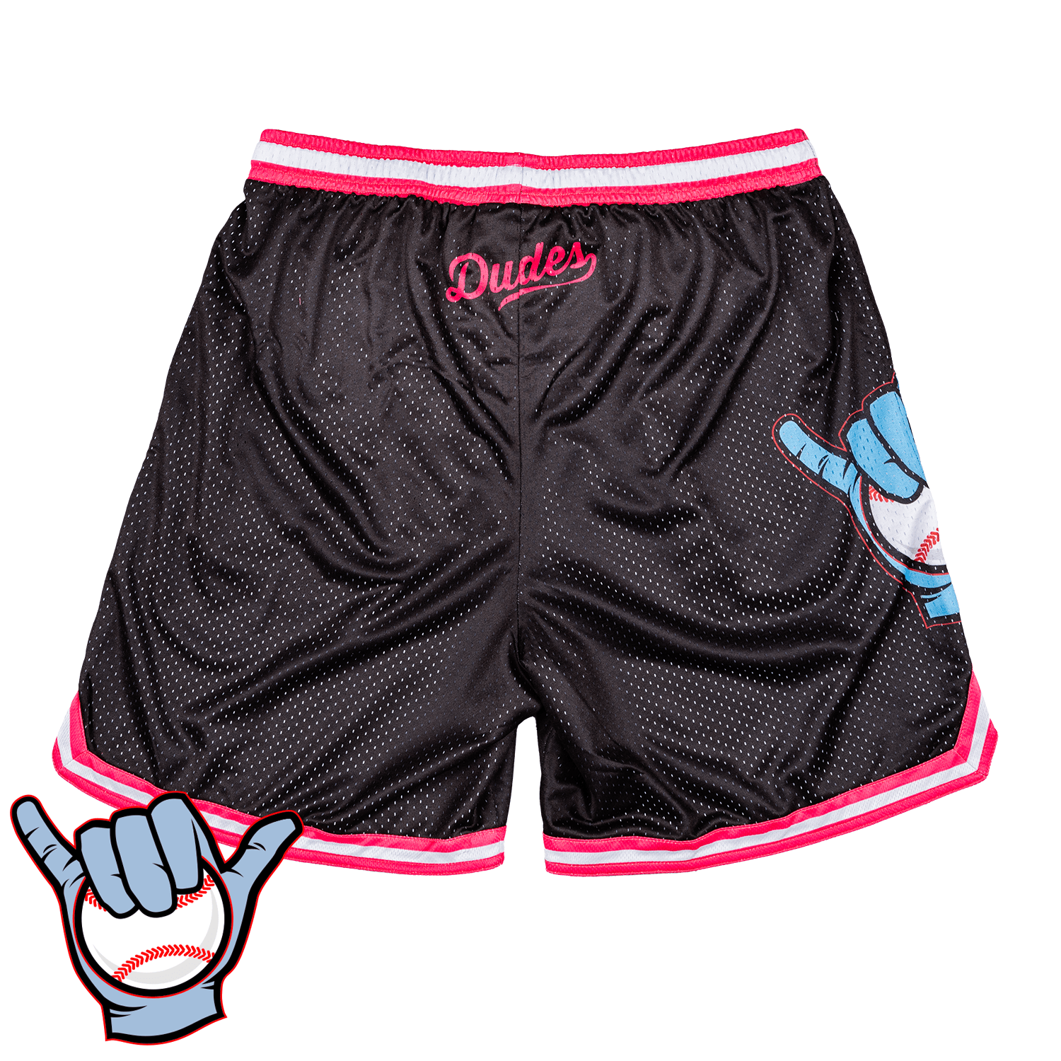 Collection of Dudes Mesh Lifestyle Baseball Shorts in a gallery layout