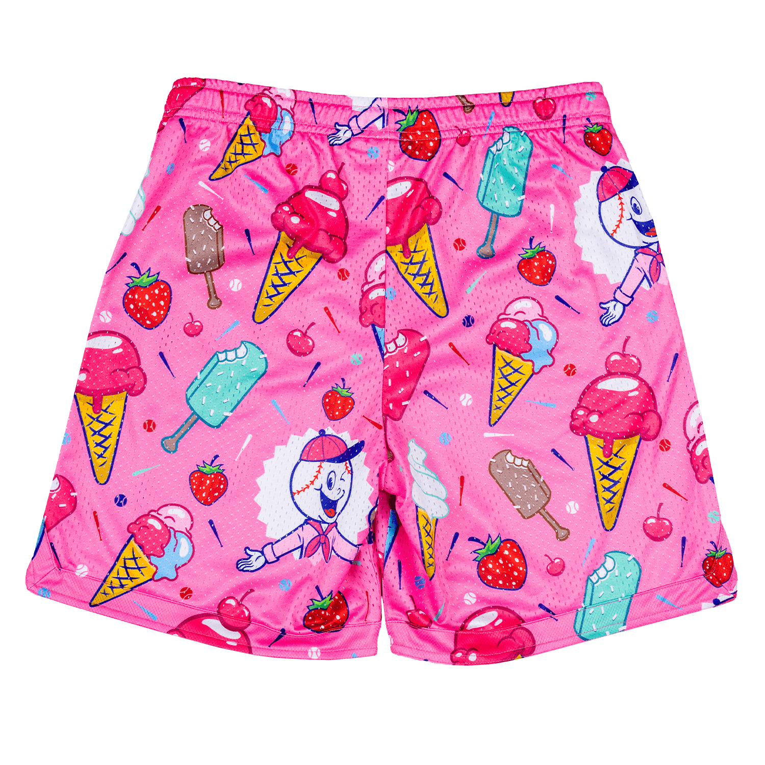 Collection of The Ice Cream Man Lifestyle Baseball Mesh Shorts in a gallery layout