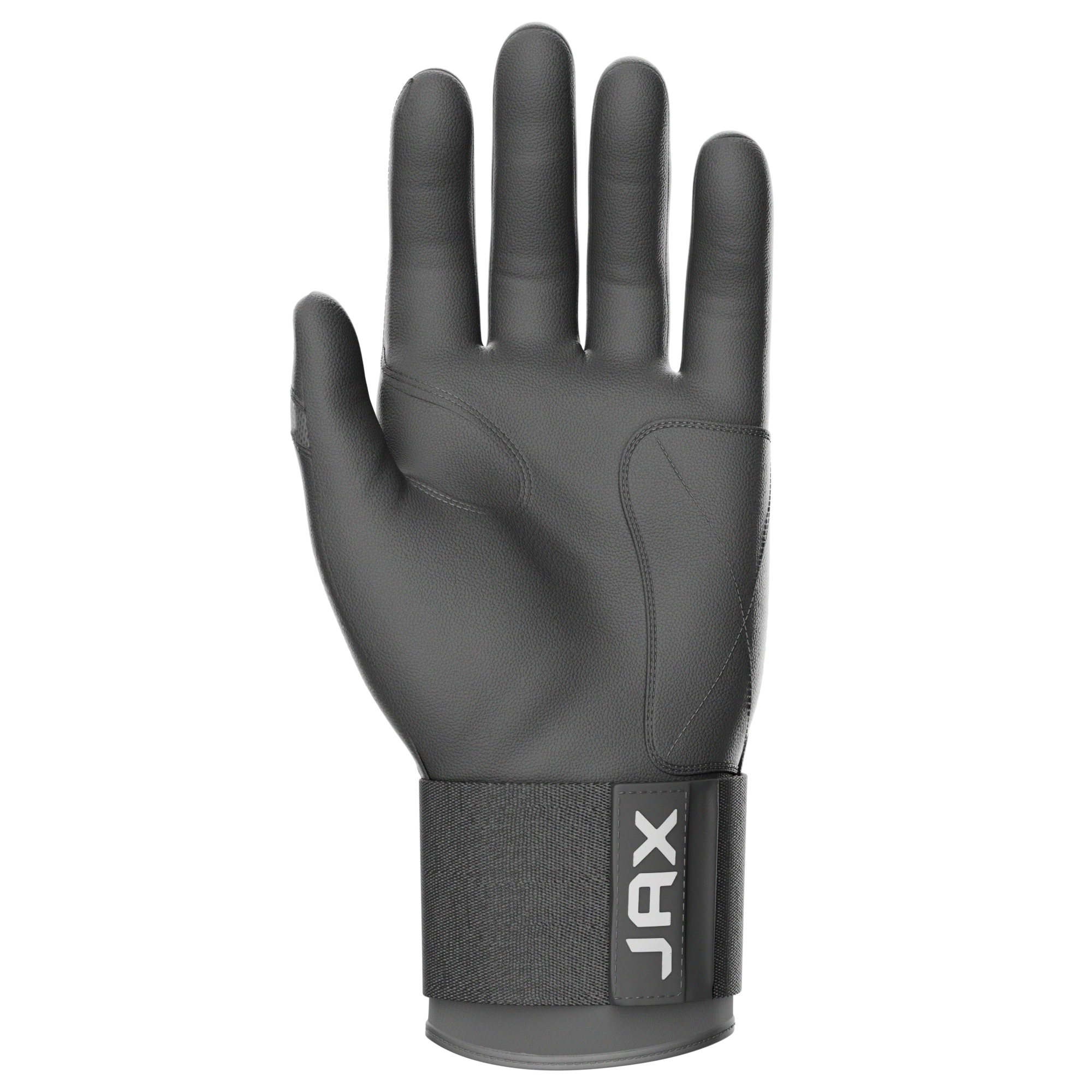 Collection of JAX Batting Gloves Cool Grey Strap Cuff in a gallery layout