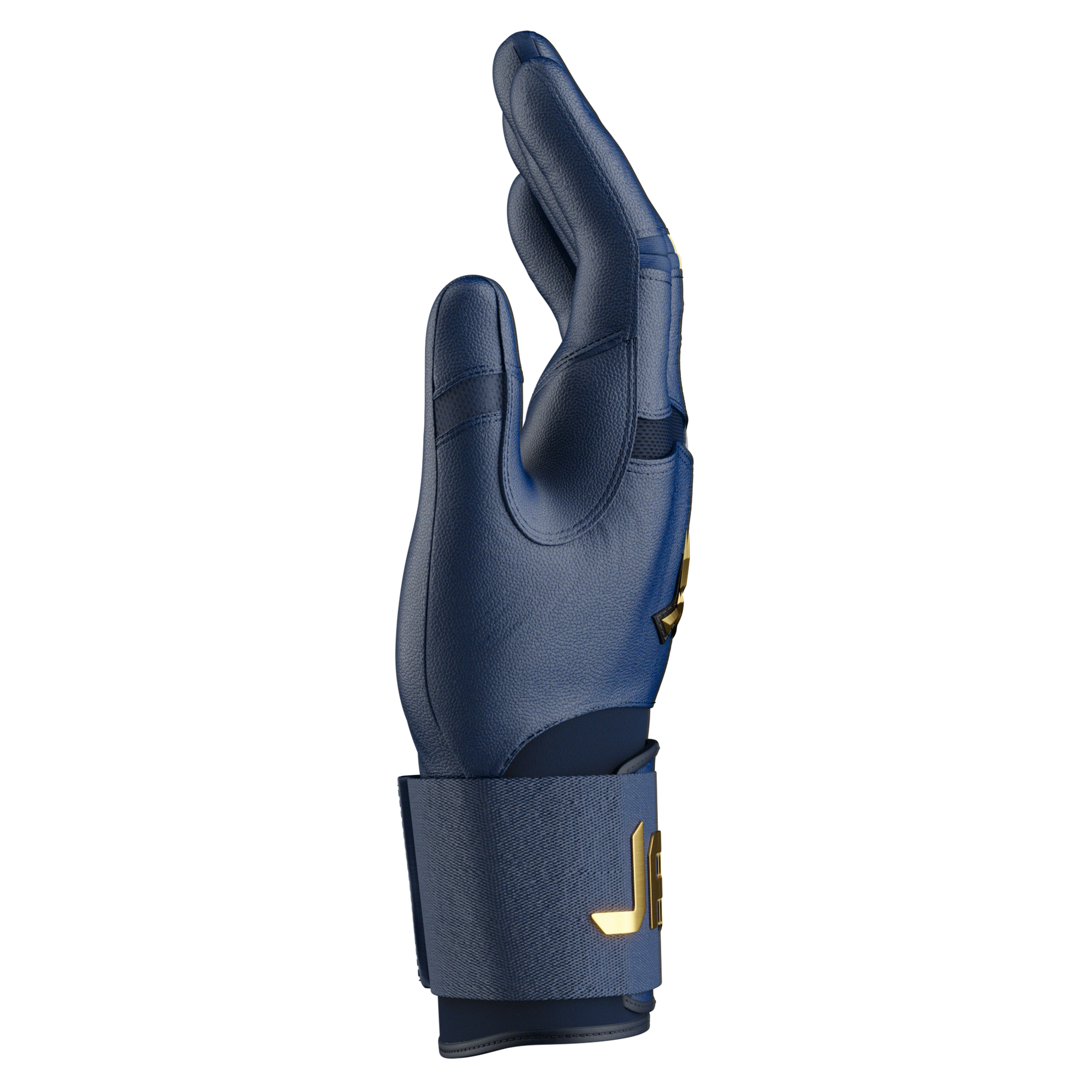 Collection of JAX Batting Gloves Shadow Navy Strap Cuff in a gallery layout