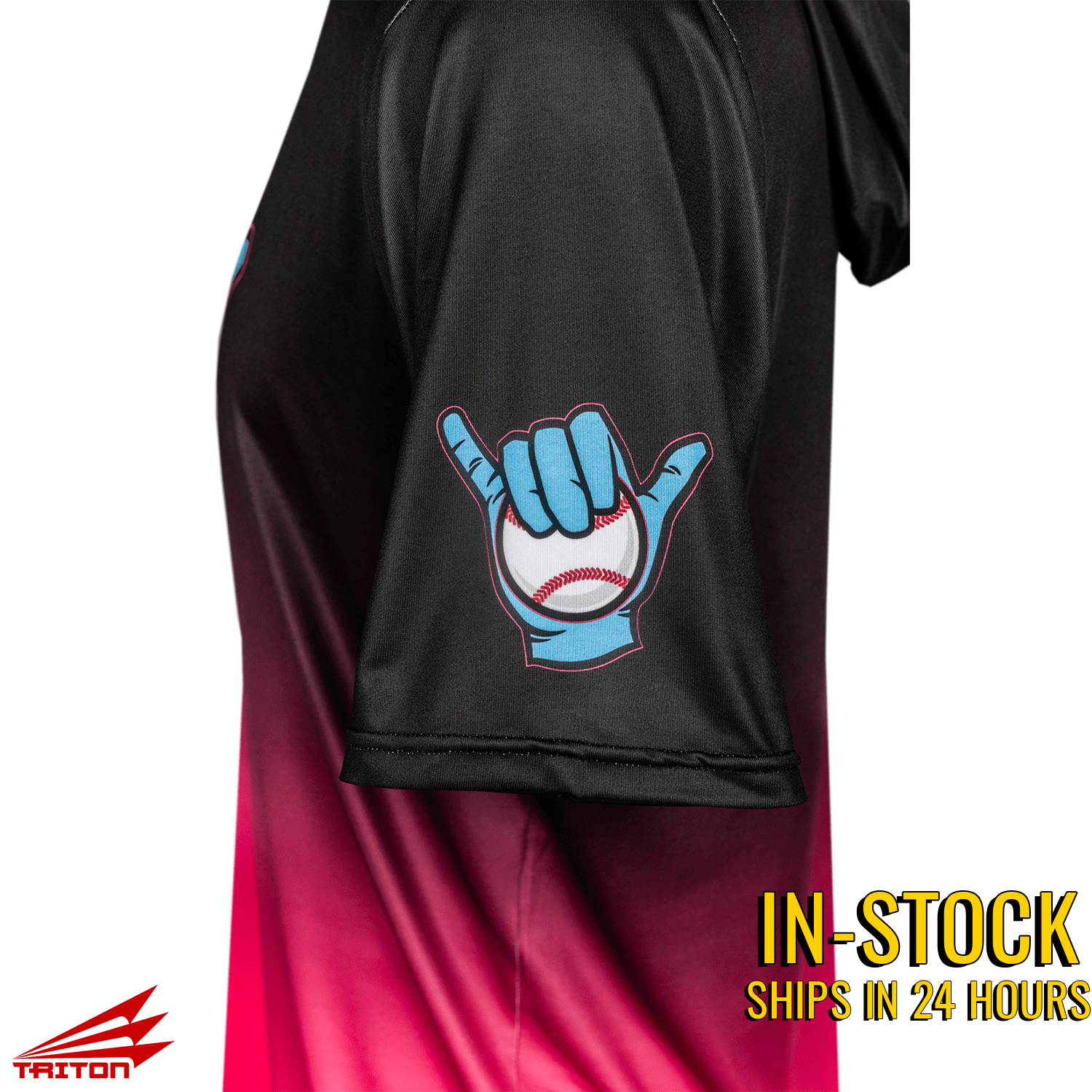 Collection of Baseball Dudes HyperMAX Short Sleeve Hoodie in a gallery layout