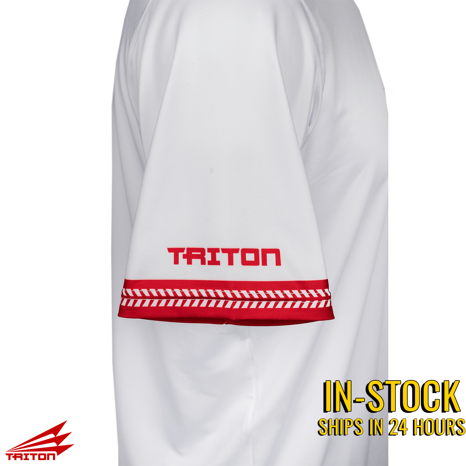 Collection of Baseball Seam Cross HyperMAX Short Sleeve Hoodie in a gallery layout