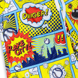 Collection of Comic Book Bombs Lifestyle Baseball Mesh Shorts in a gallery layout