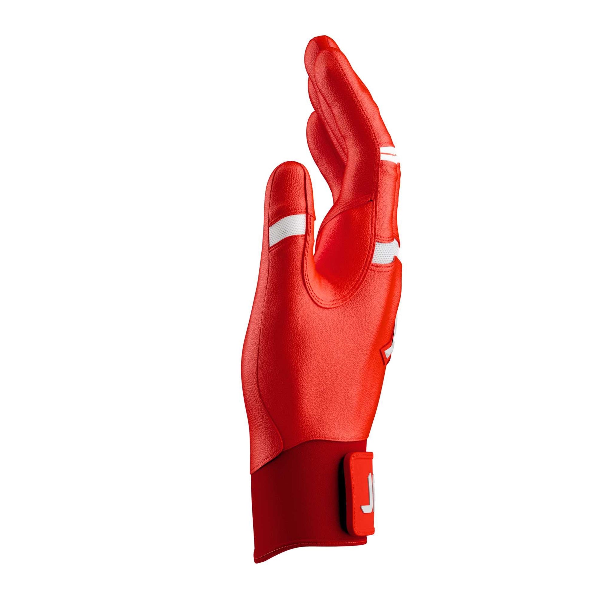 JAX Batting Gloves Cherry Red Pro Cuff