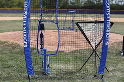 Collection of Louisville Slugger Blue Flame Pitching Machine in a gallery layout