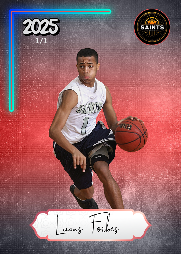 Redline Edition Custom Metal Basketball Card