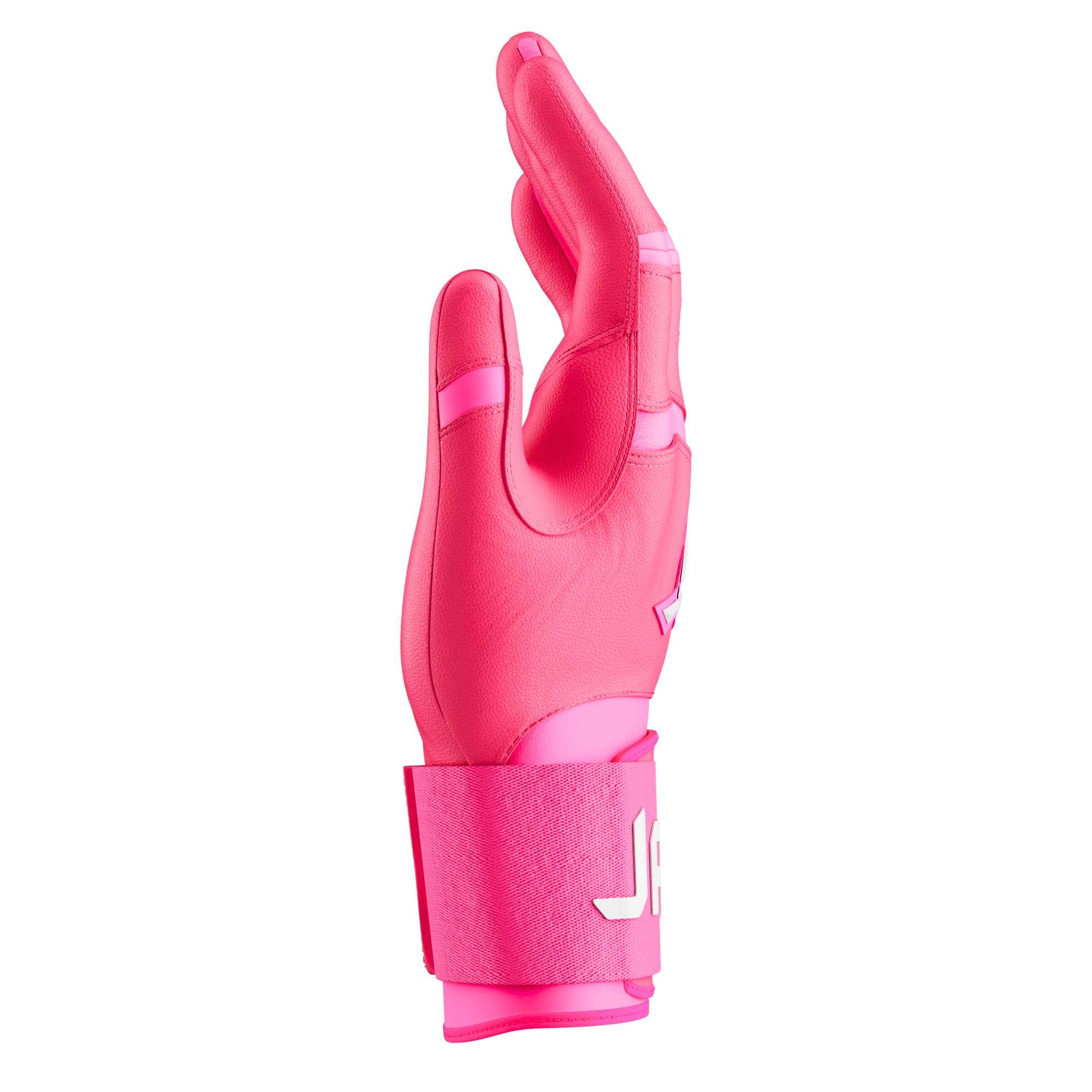 Collection of JAX Batting Gloves Pink Strap Cuff in a gallery layout