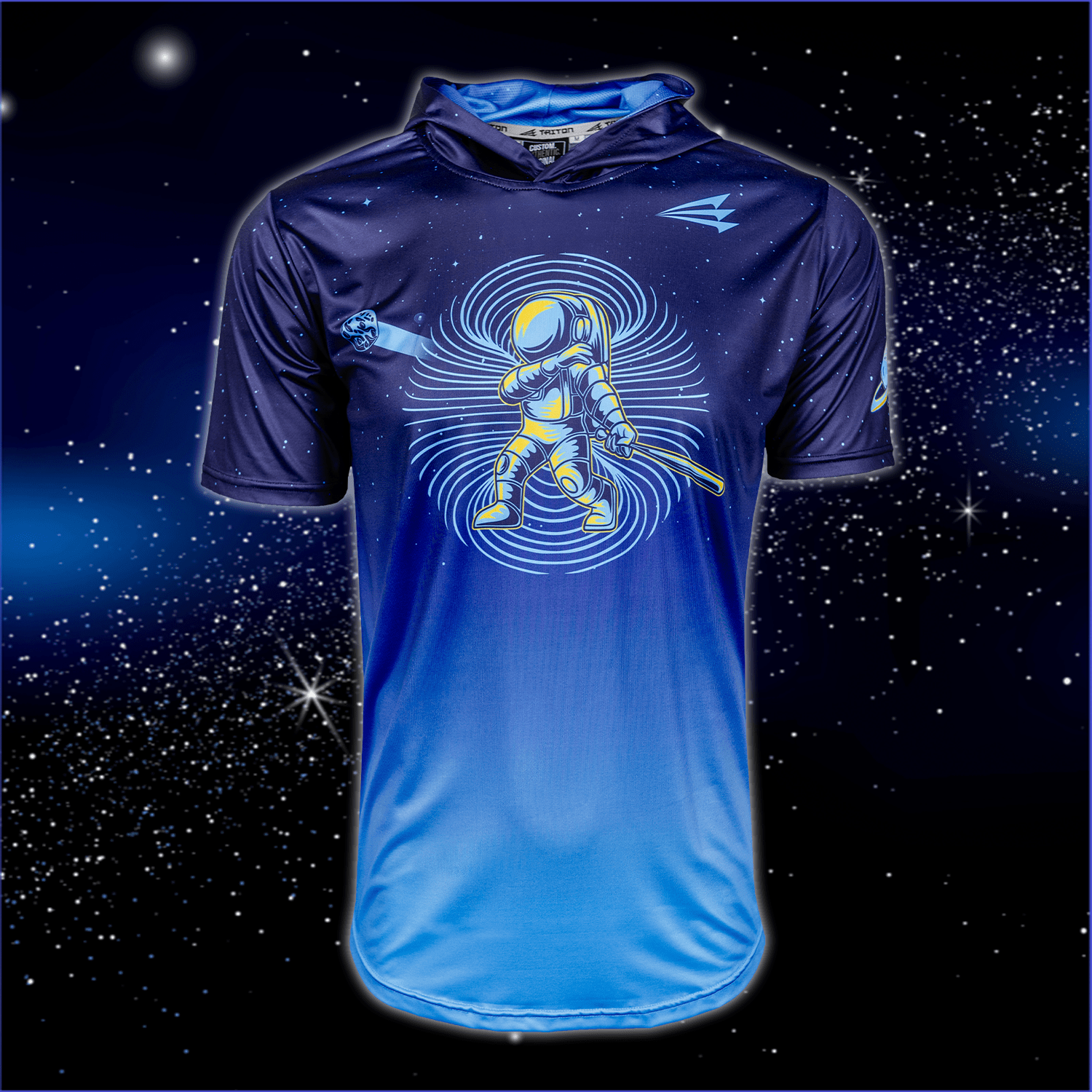 Collection of Moonshots HyperMAX Short Sleeve Baseball Hoodie in a gallery layout