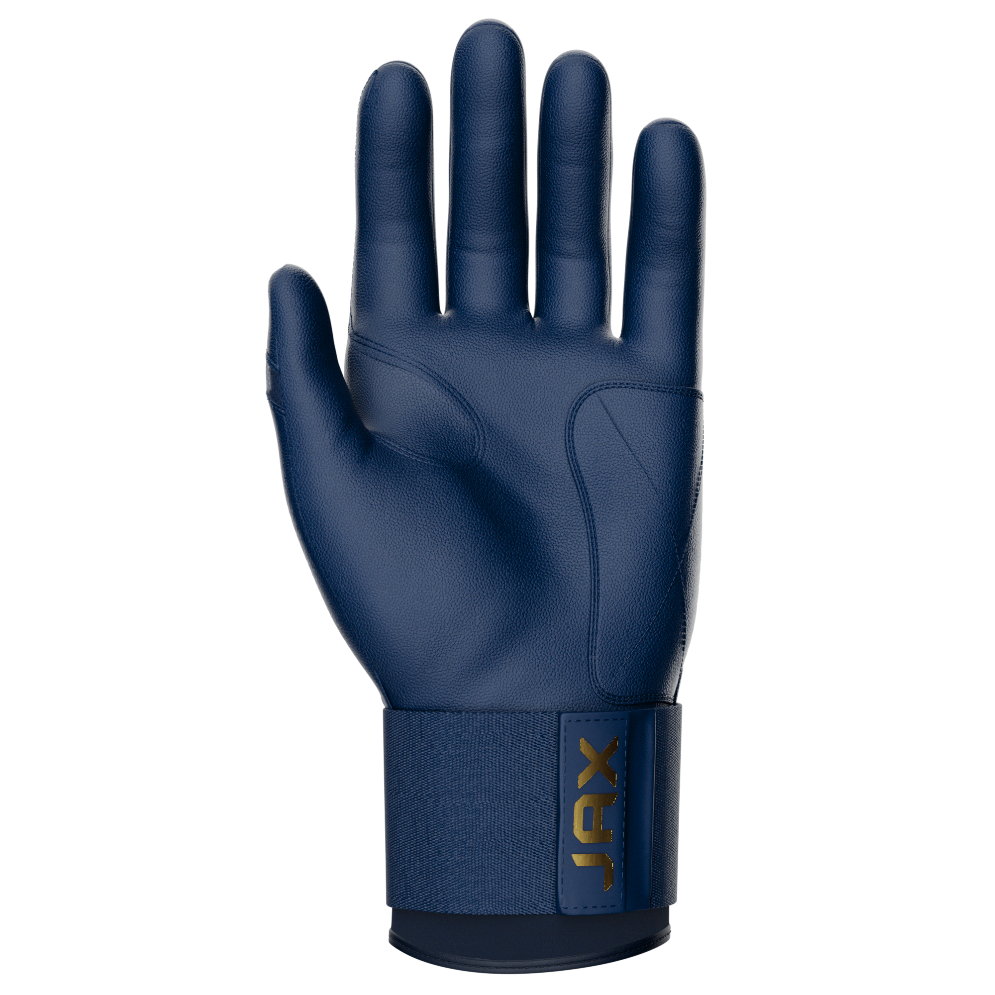 Collection of JAX Batting Gloves Shadow Navy Strap Cuff in a gallery layout
