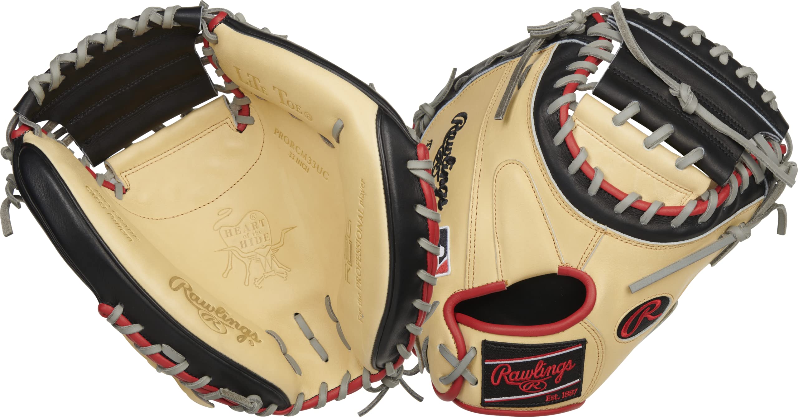 Collection of Rawlings HEART OF THE HIDE Baseball Catchers Glove in a gallery layout