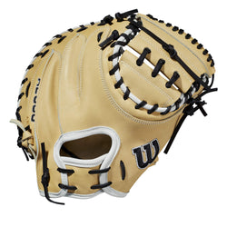 Collection of Wilson 2021 A2000 CM33 33" Baseball Catcher's Mitt in a gallery layout