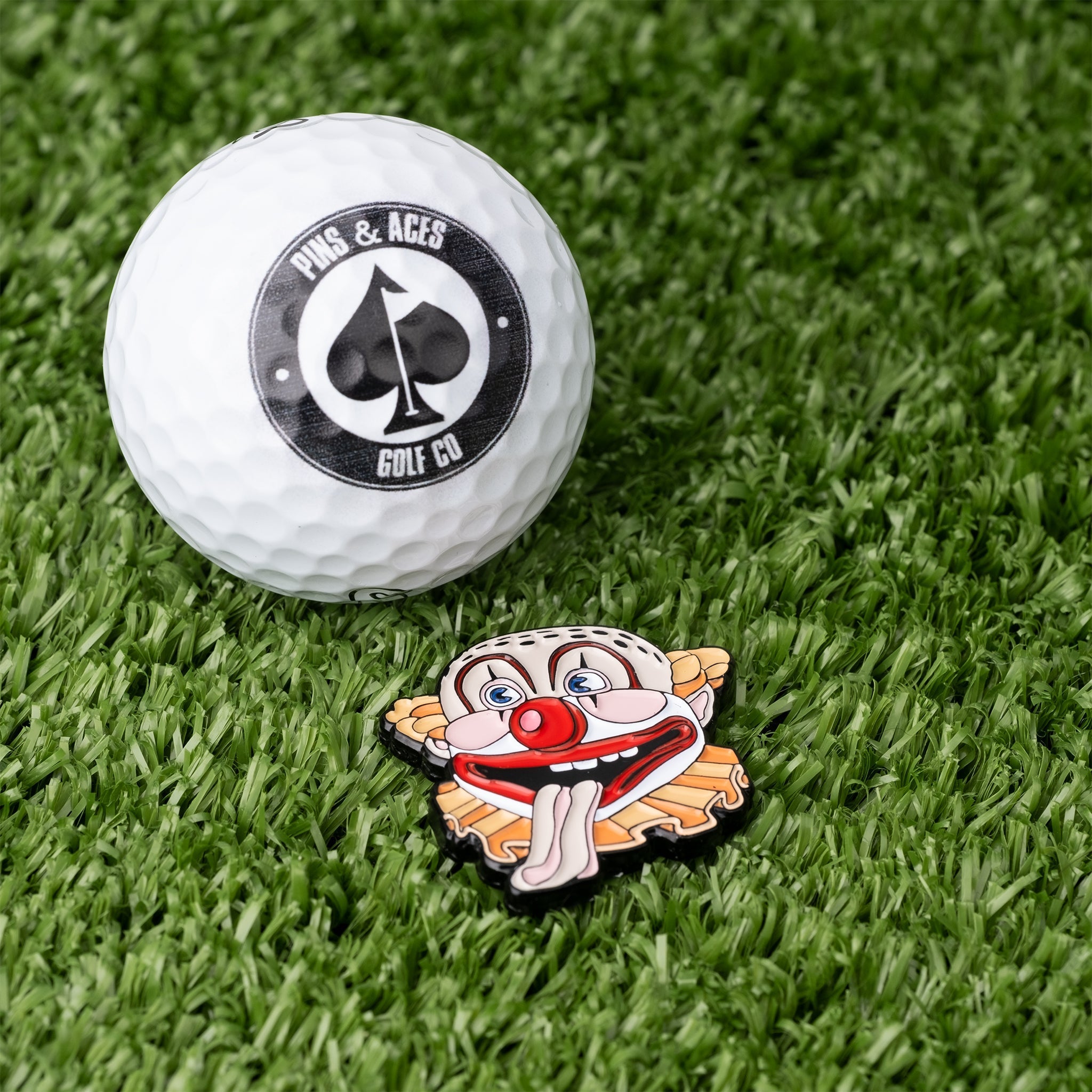 Collection of Clowns Mouth Golf Ball Marker in a gallery layout