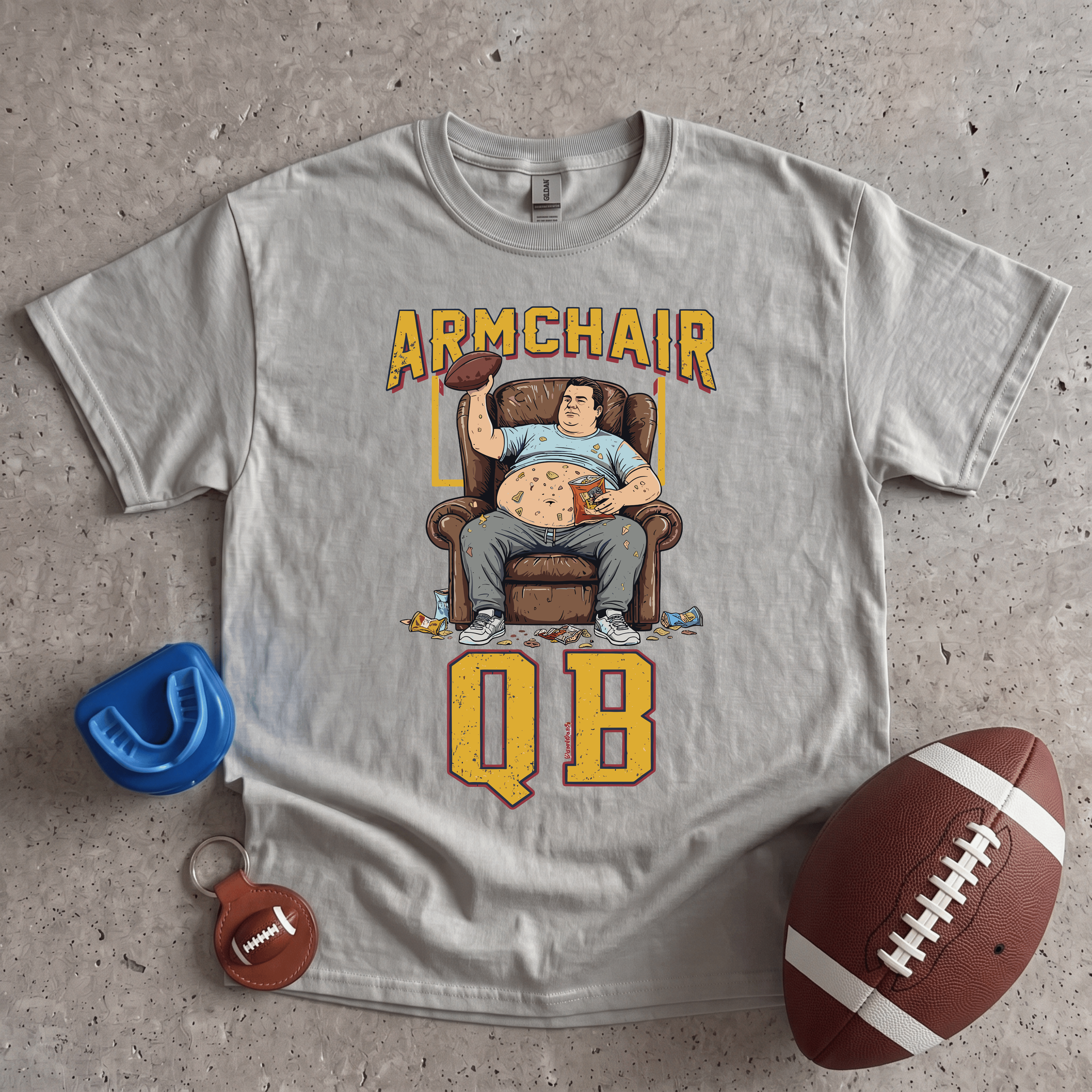 Collection of Armchair QB T-Shirt in a gallery layout