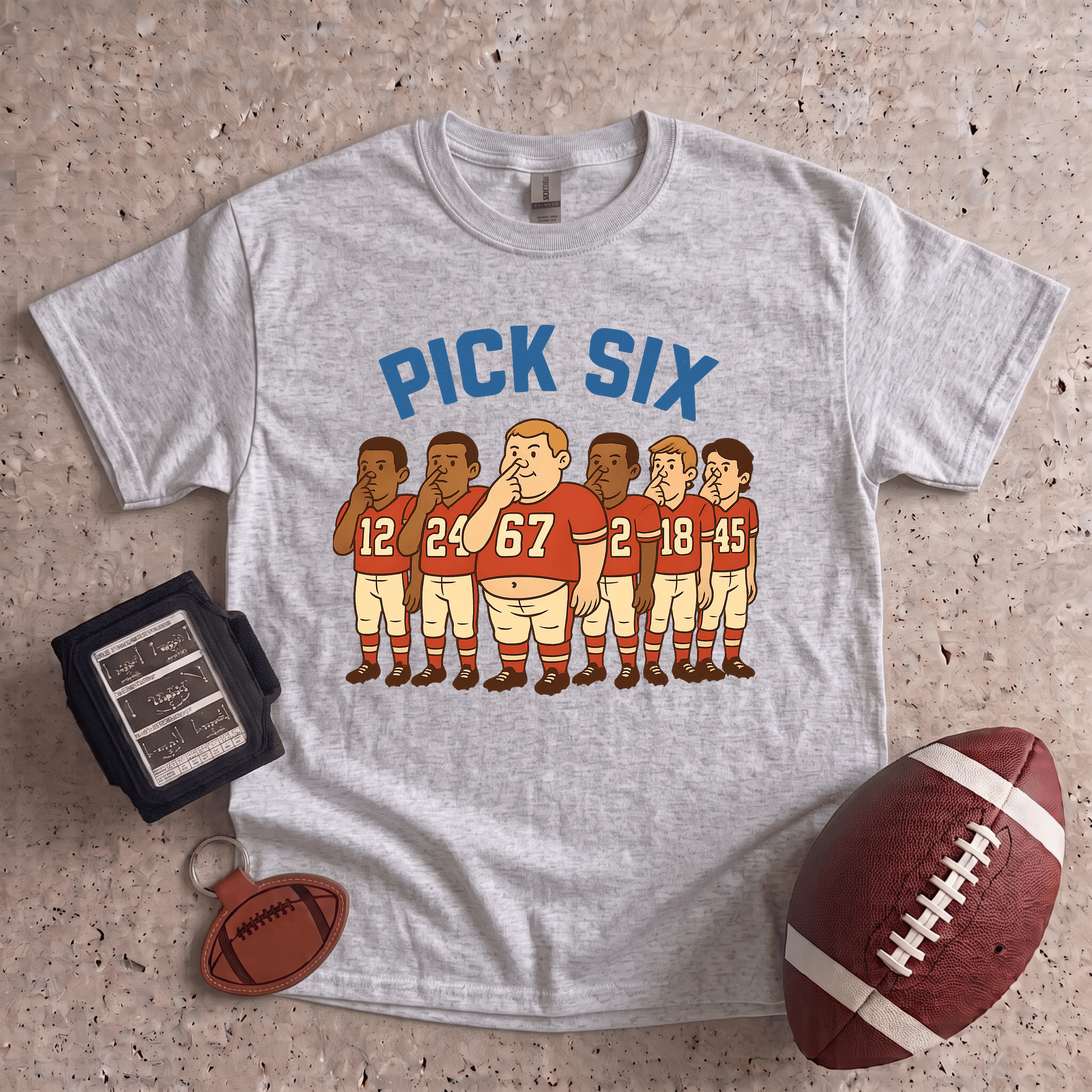 Collection of Pick Six T-Shirt in a gallery layout