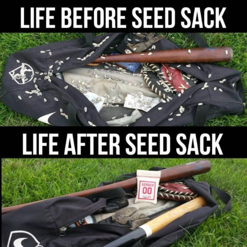 Collection of #1 Dad Seed Sack® | Canvas Baseball Seed Pouch in a gallery layout