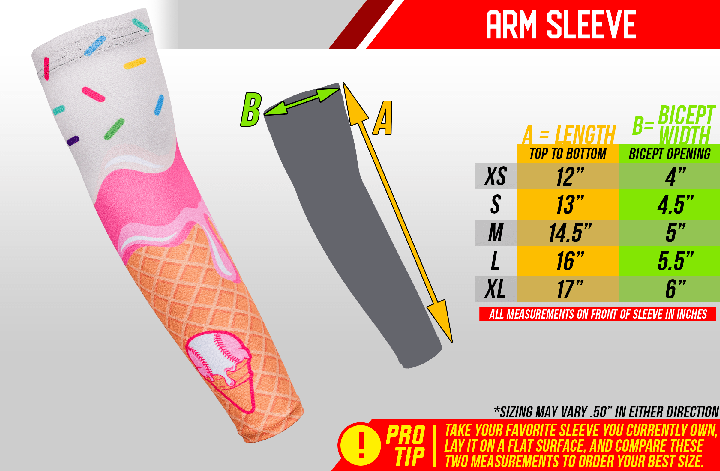 Collection of Freedom Pops Baseball Arm Sleeve in a gallery layout