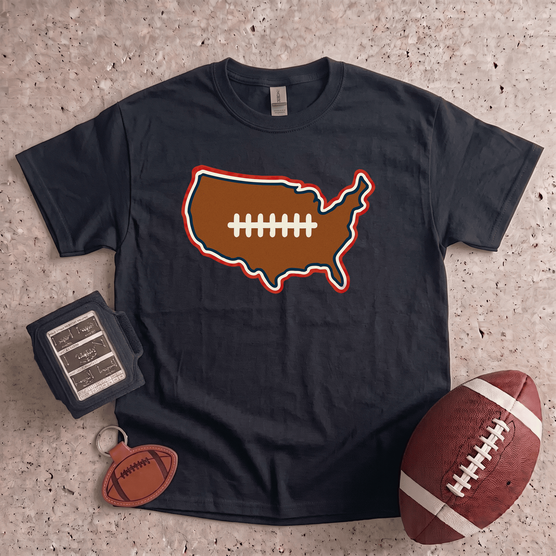 Patriotic Football T-Shirt