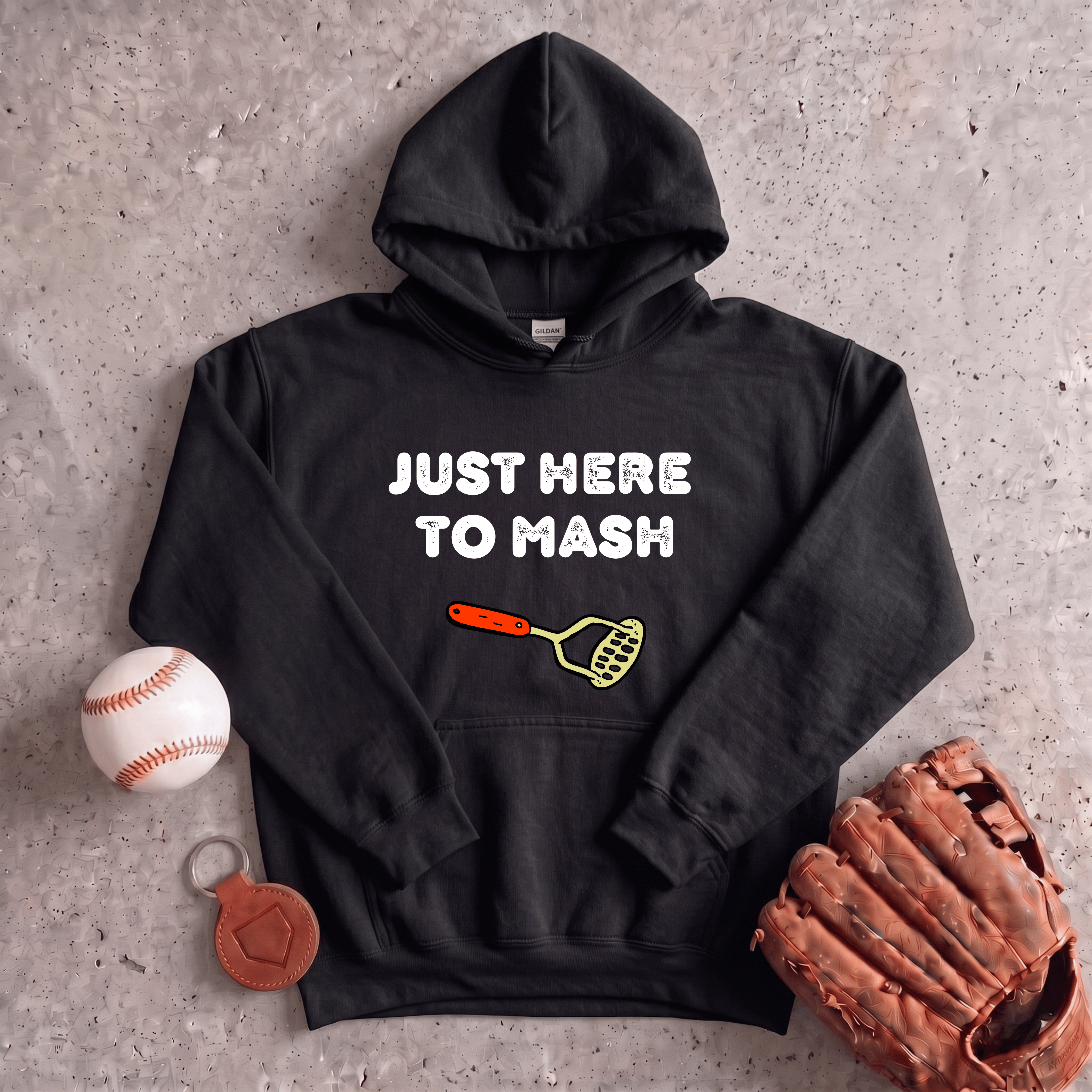 Collection of Just Here To Mash Hoodie in a gallery layout