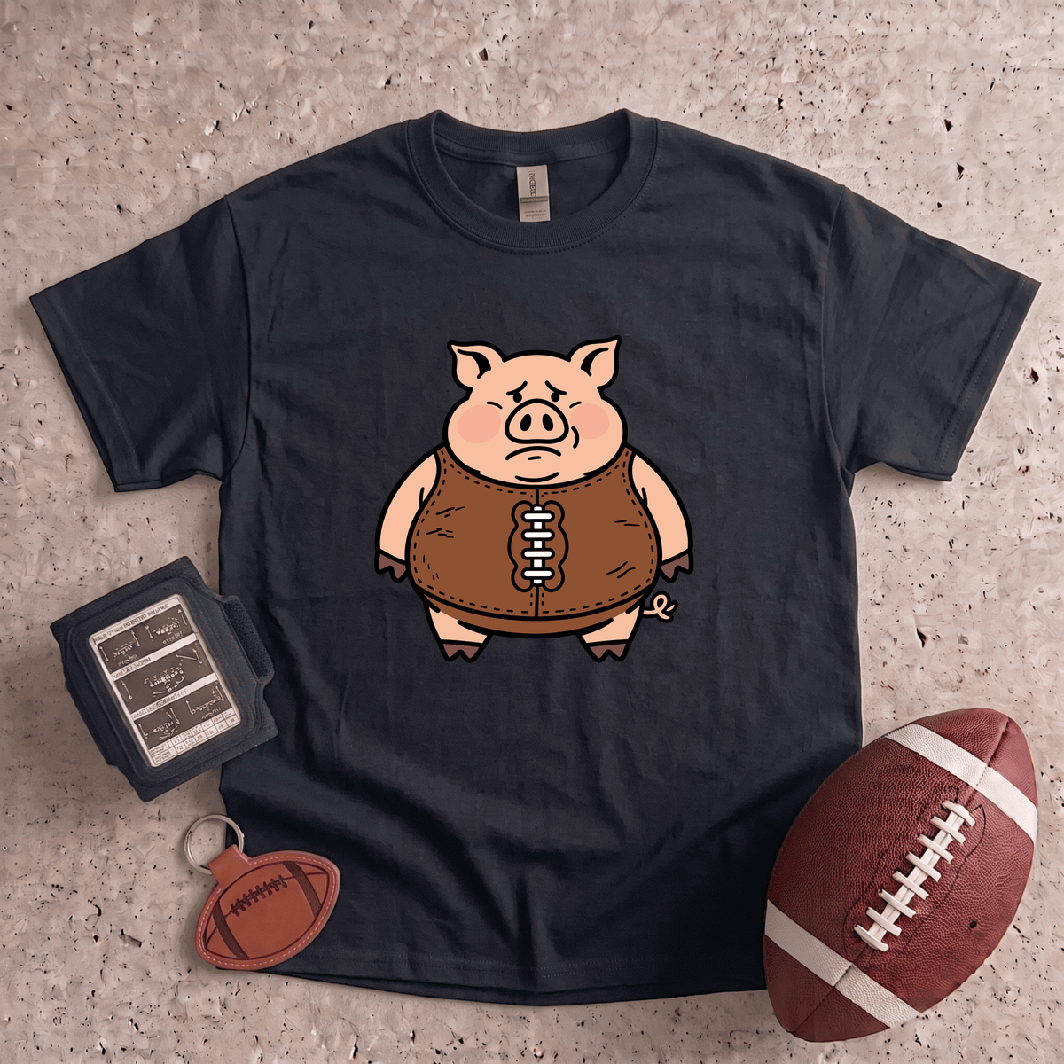 Pigskin T-Shirt | Funny Football Pun Shirt