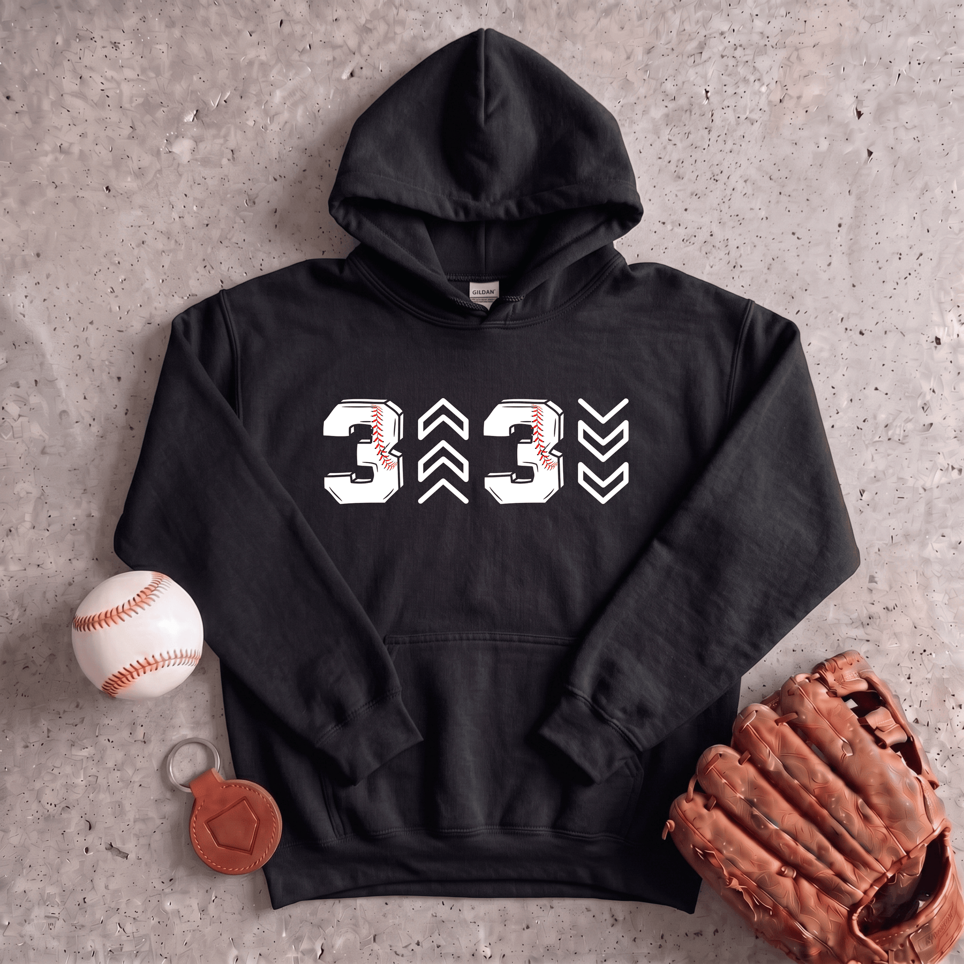 Three Up Three Down Hoodie