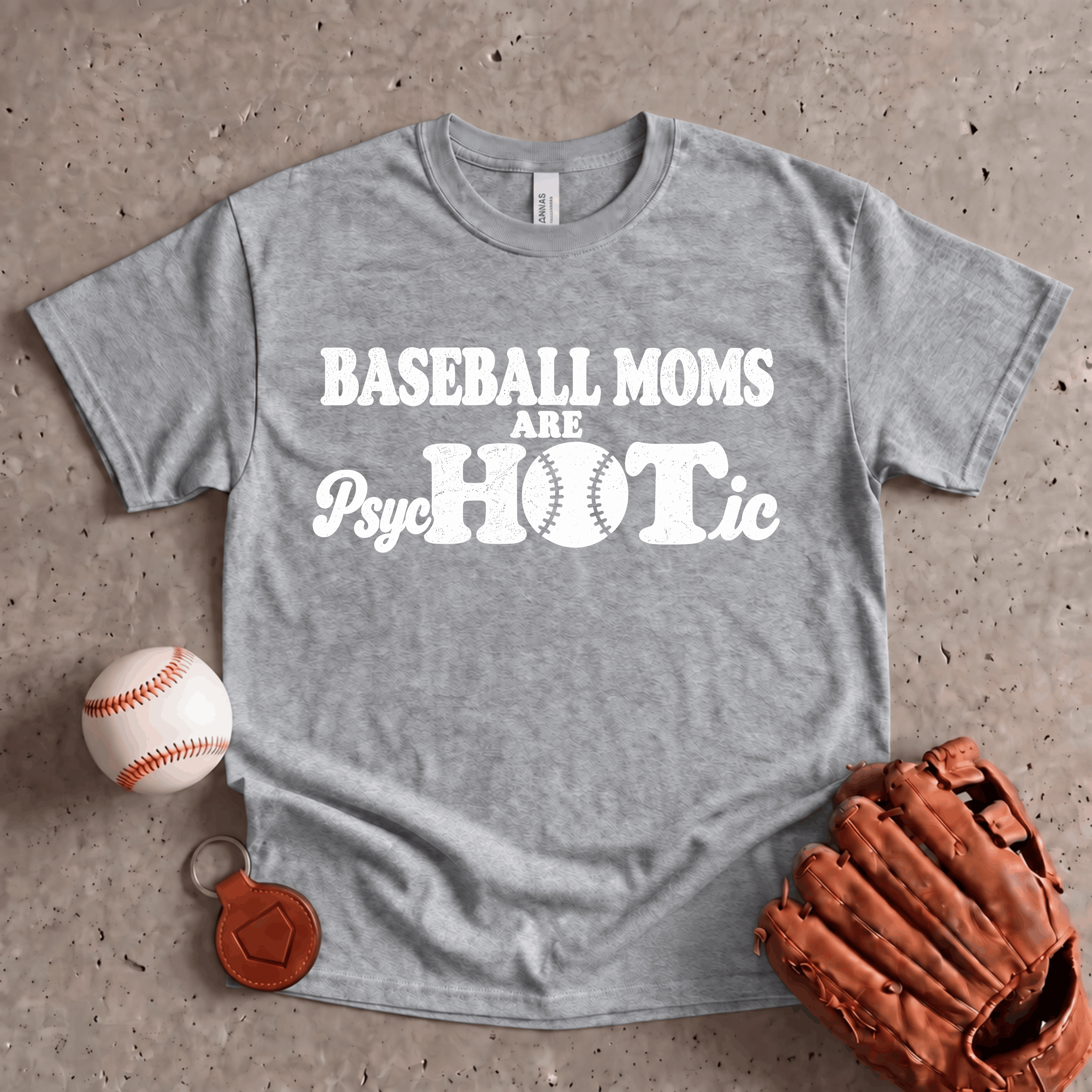 Collection of Psychotic Baseball Moms T-Shirt in a gallery layout