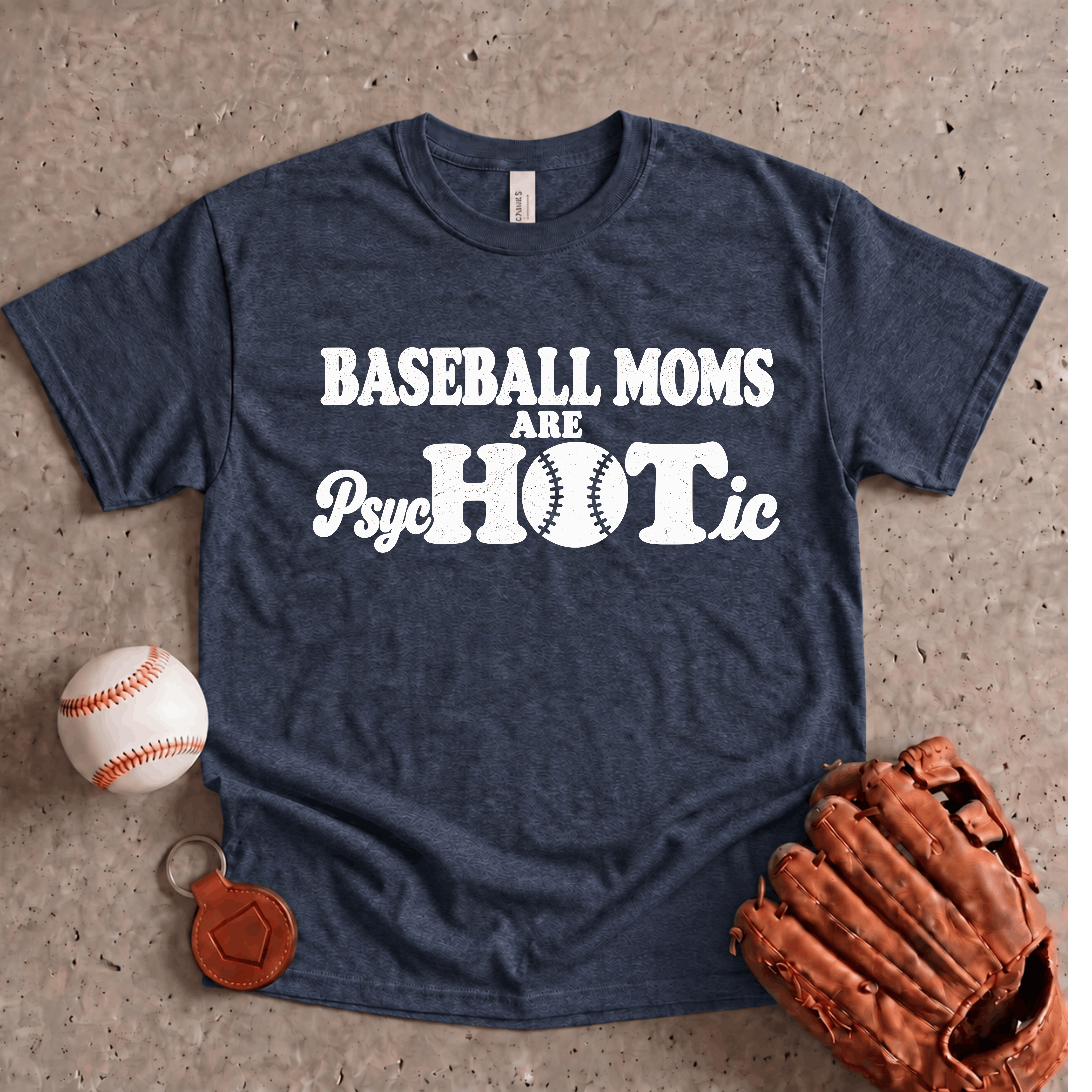 Collection of Psychotic Baseball Moms T-Shirt in a gallery layout
