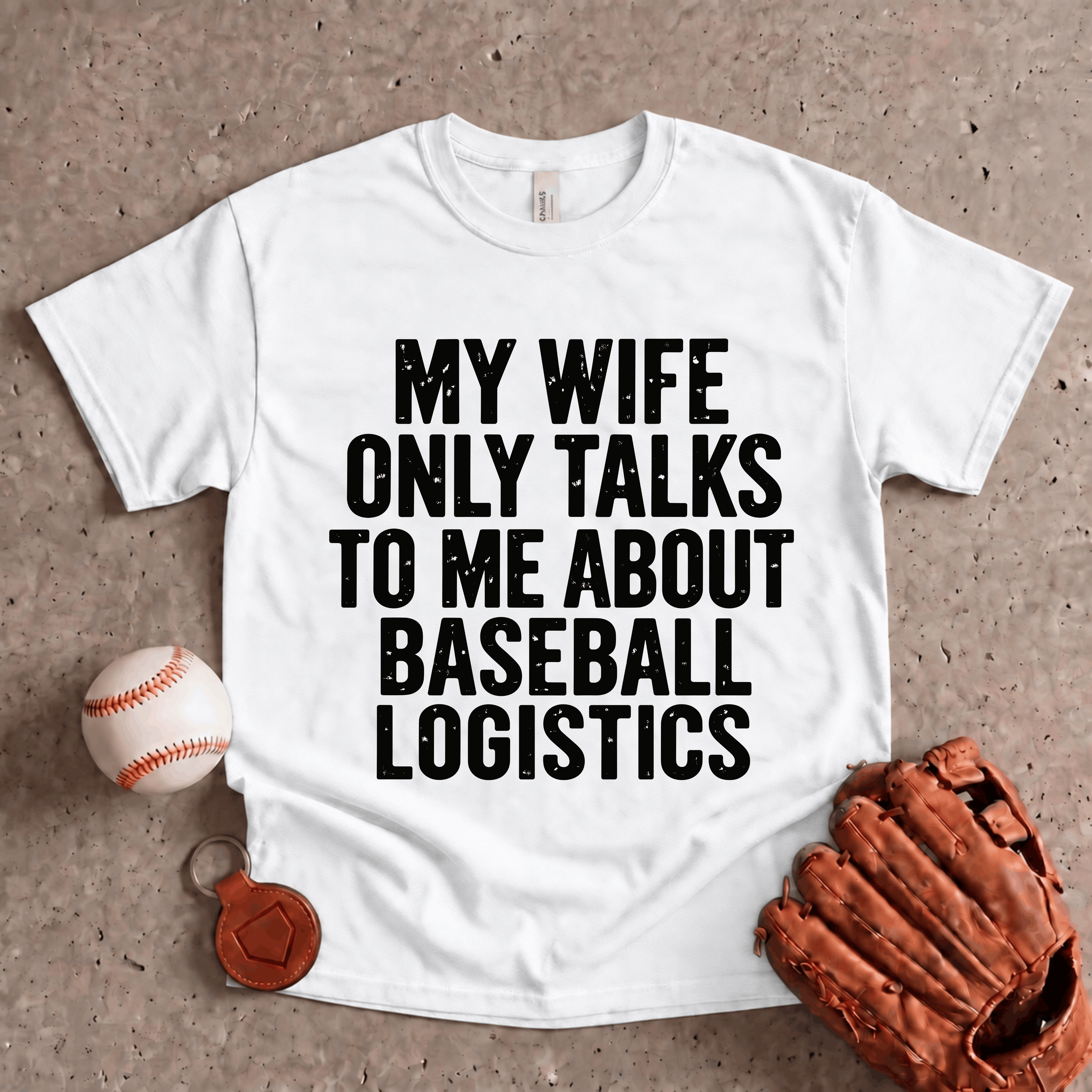 Collection of Baseball Logistics T-Shirt in a gallery layout