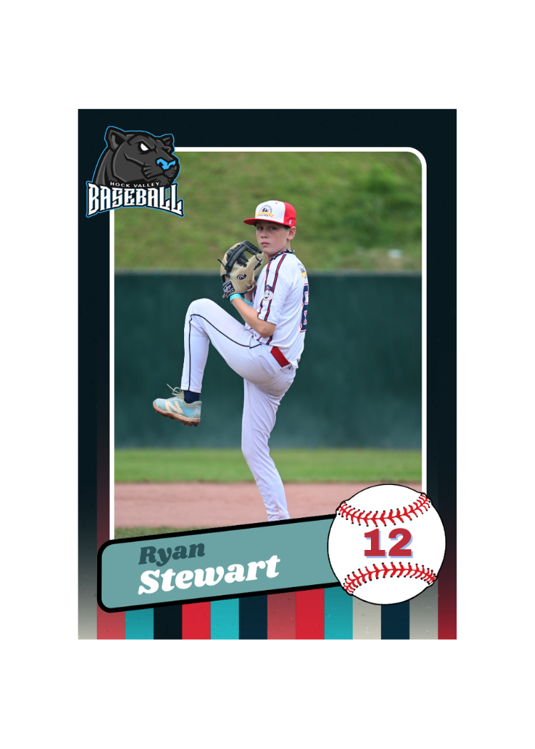 Baseball Card Template 15 Baseball Mode