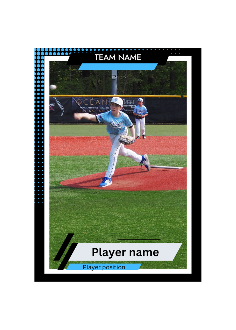 Collection of Baseball Card Template #33 in a gallery layout