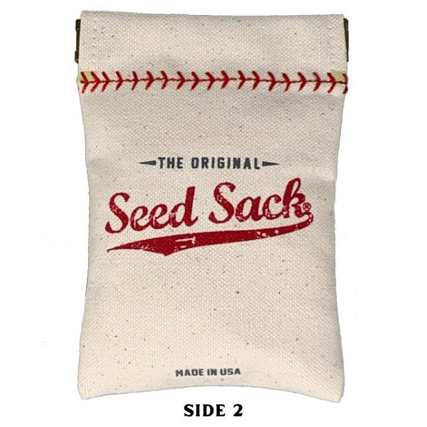 Eat. Sleep. Baseball. Repeat. Seed Sack® | Canvas Baseball Seed Pouch