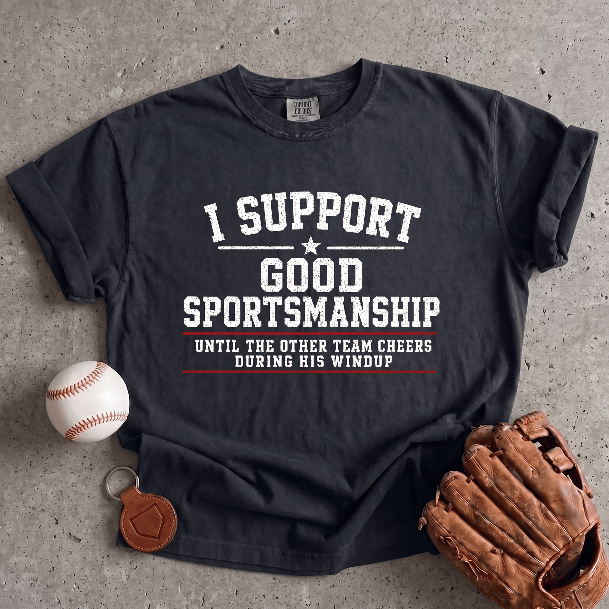 Good Sportsmanship Pitching T-Shirt